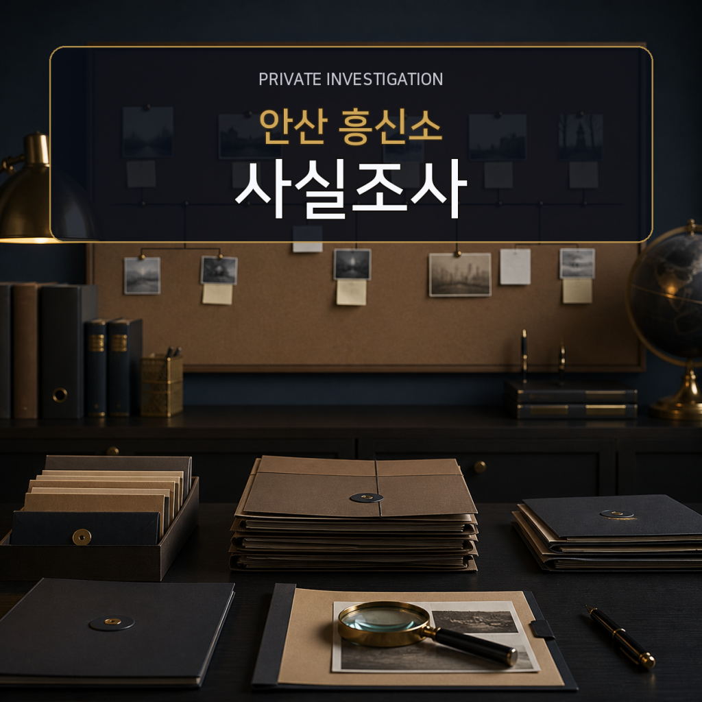 안산 사실관계 조사 전문 흥신소