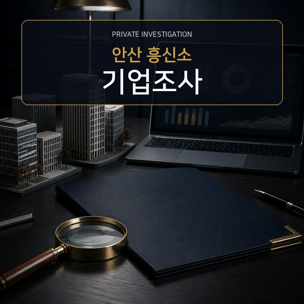 안산 기업·거래처 조사 전문 흥신소