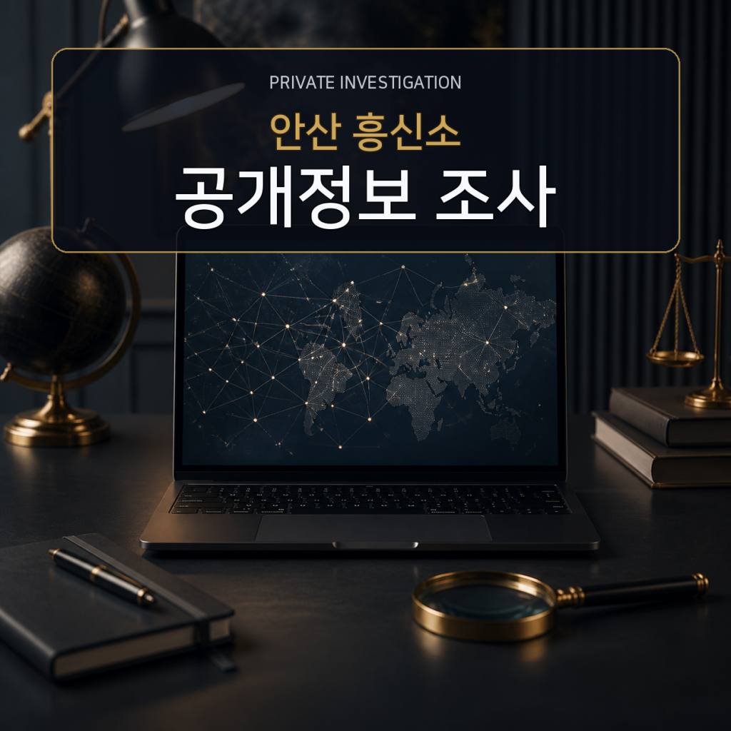 안산 디지털 공개정보 조사 전문 흥신소